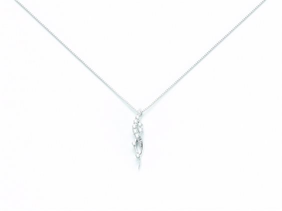 Collana Miluna Donna in Oro bianco Diamante CLD3007 - CLD3007